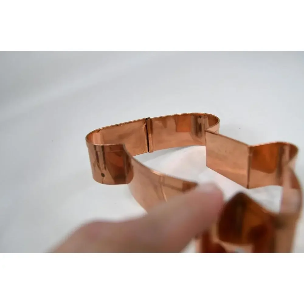 Copper Cookie Cutter Rabbit Dog Fox Coyote Old River Road Williams Sonoma 6